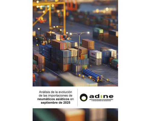 Análisis de la evolución de las importaciones de neumáticos asiáticos de septiembre 2025