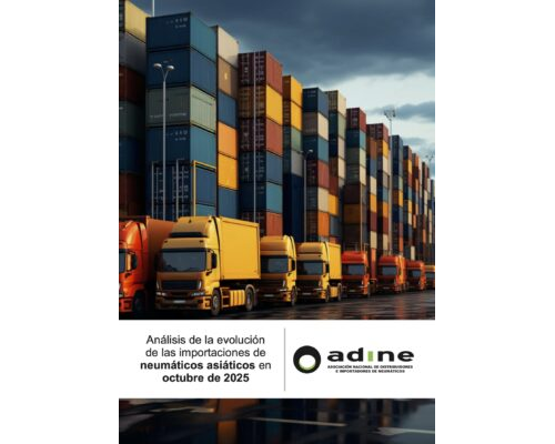 Análisis de la evolución de las importaciones de neumáticos asiáticos de octubre 2025