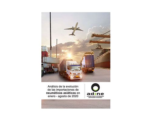 Análisis de la evolución de las importaciones de neumáticos asiáticos en Enero-Agosto 2020