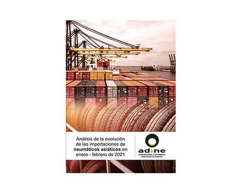 Análisis de la evolución de las importaciones de neumáticos asiáticos en Enero-Febrero 2021