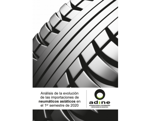 Análisis de la evolución de las importaciones de neumáticos asiáticos en el 1er Semestre de 2020