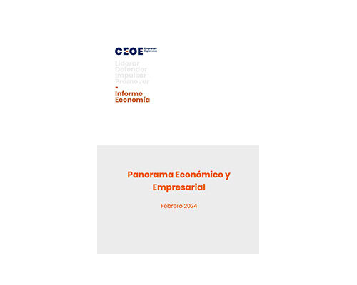 CEOE Informe panorama económico Febrero 2024