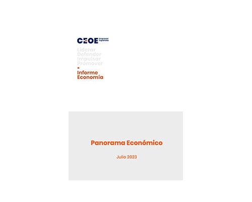 CEOE Informe panorama económico Julio 2023