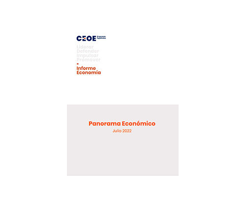 CEOE Informe panorama económico julio 2022