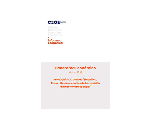 CEOE Informe panorama económico marzo 2022