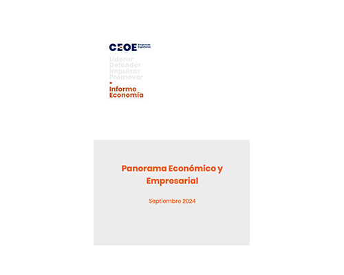 CEOE Informe panorama económico Septiembre 2024
