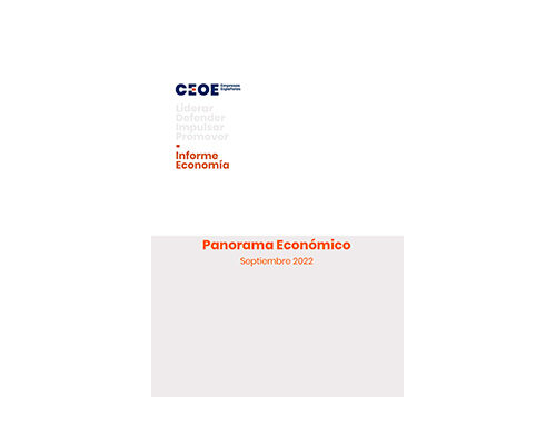 CEOE Informe panorama económico Septiembre 2022