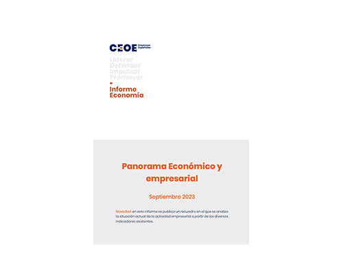 Panorama Economico de CEOE Septiembre 2023. 02-10-2023